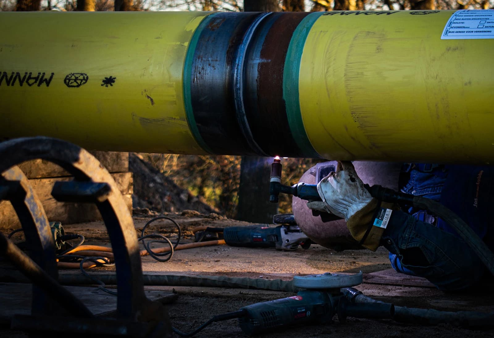 Gas- en energie-infrastructuur project