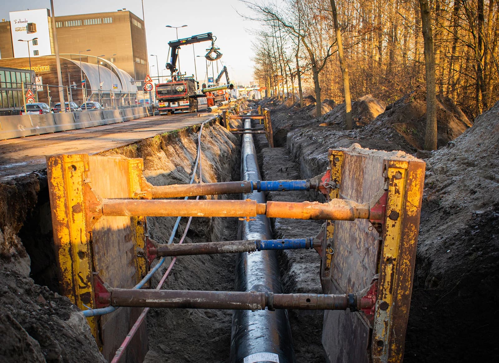 Watertransportleiding project