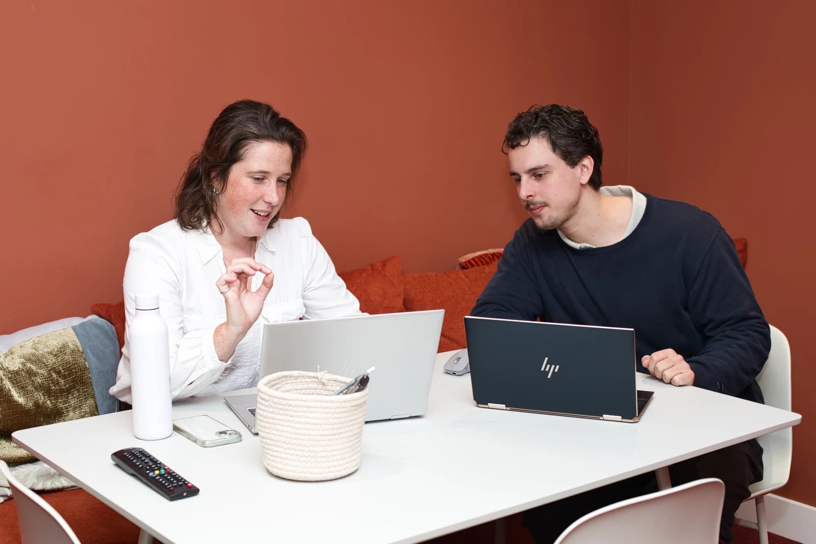 Engineers op projectlocatie